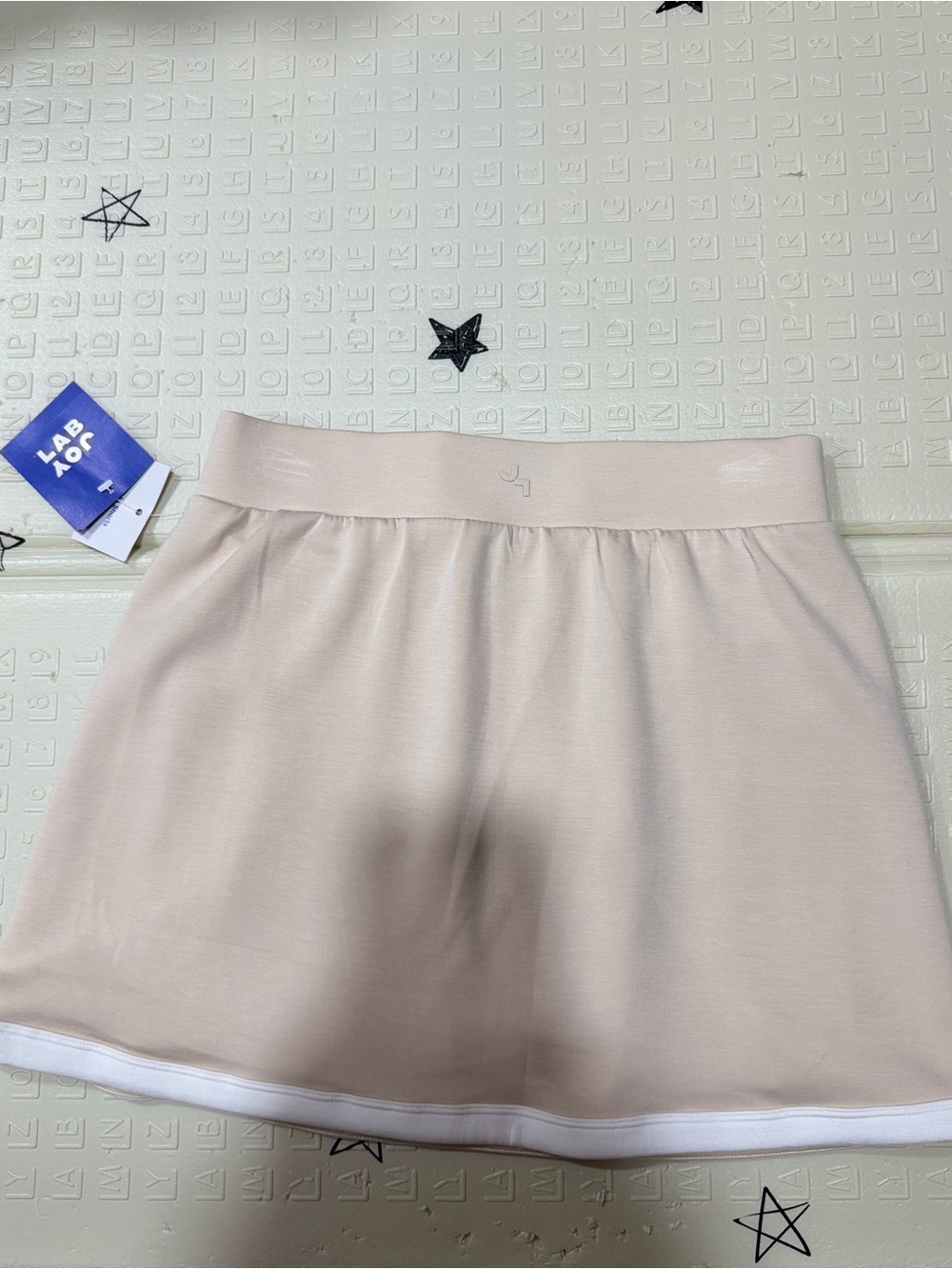 JoyLab Blush Pink Athletic Skort with White Trim - Picture 3 of 3